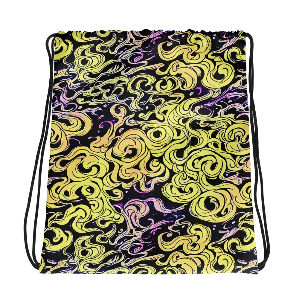 Lucid Swirl on Drawstring Bag — Photo
