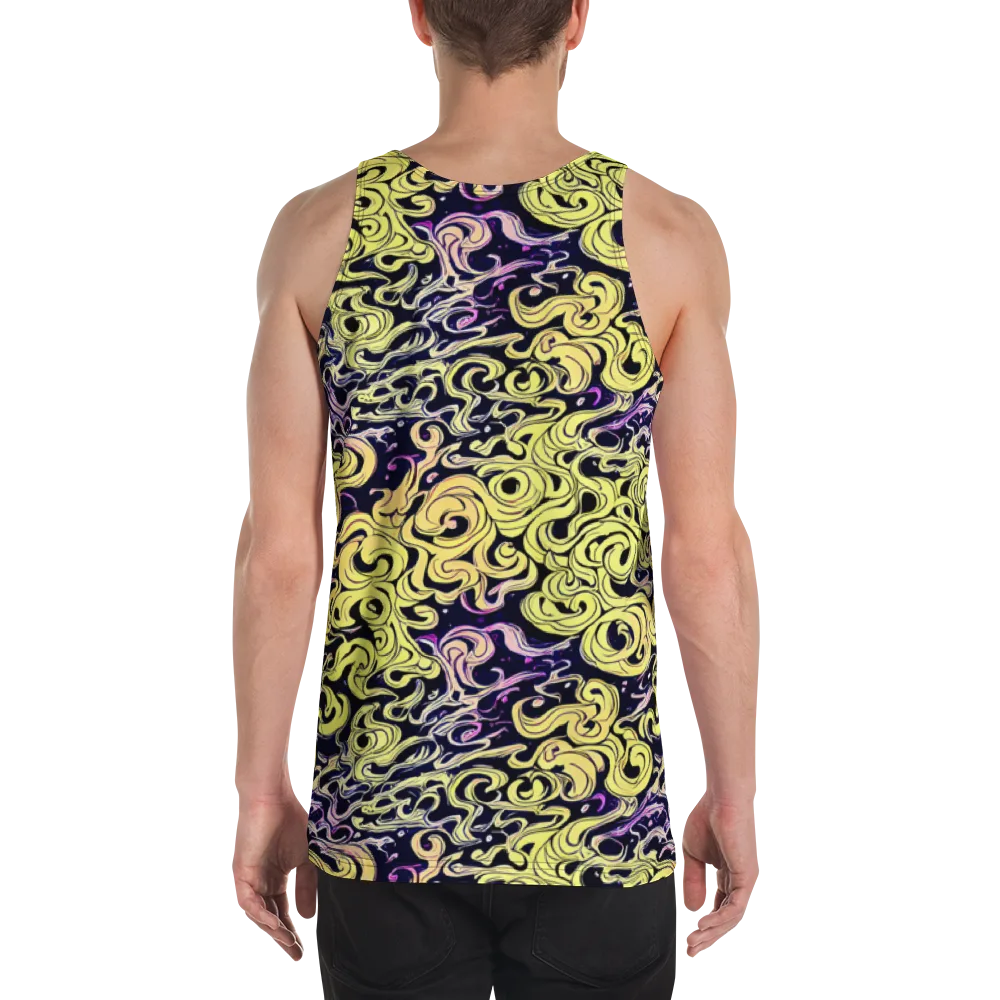 Lucid Swirl on Men's Tank Top — Back