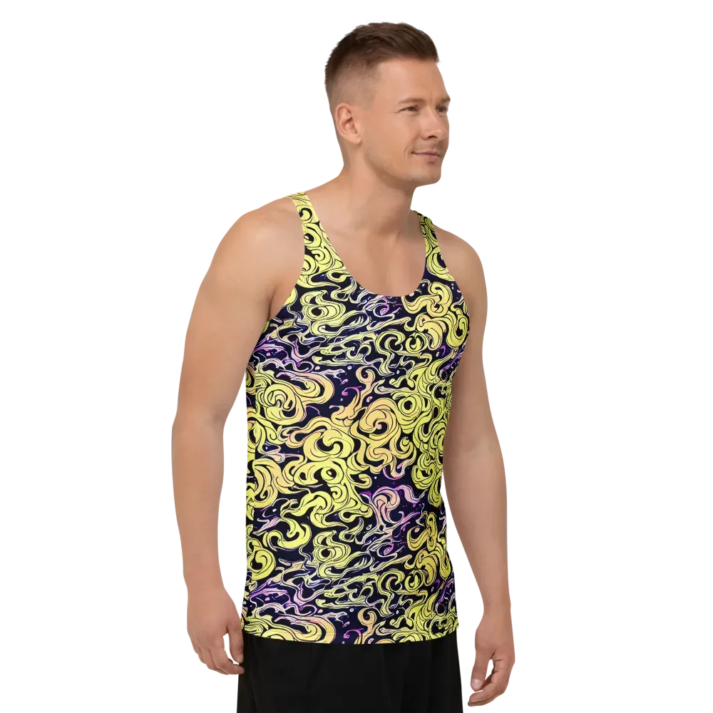 Lucid Swirl on Men's Tank Top — Right Front