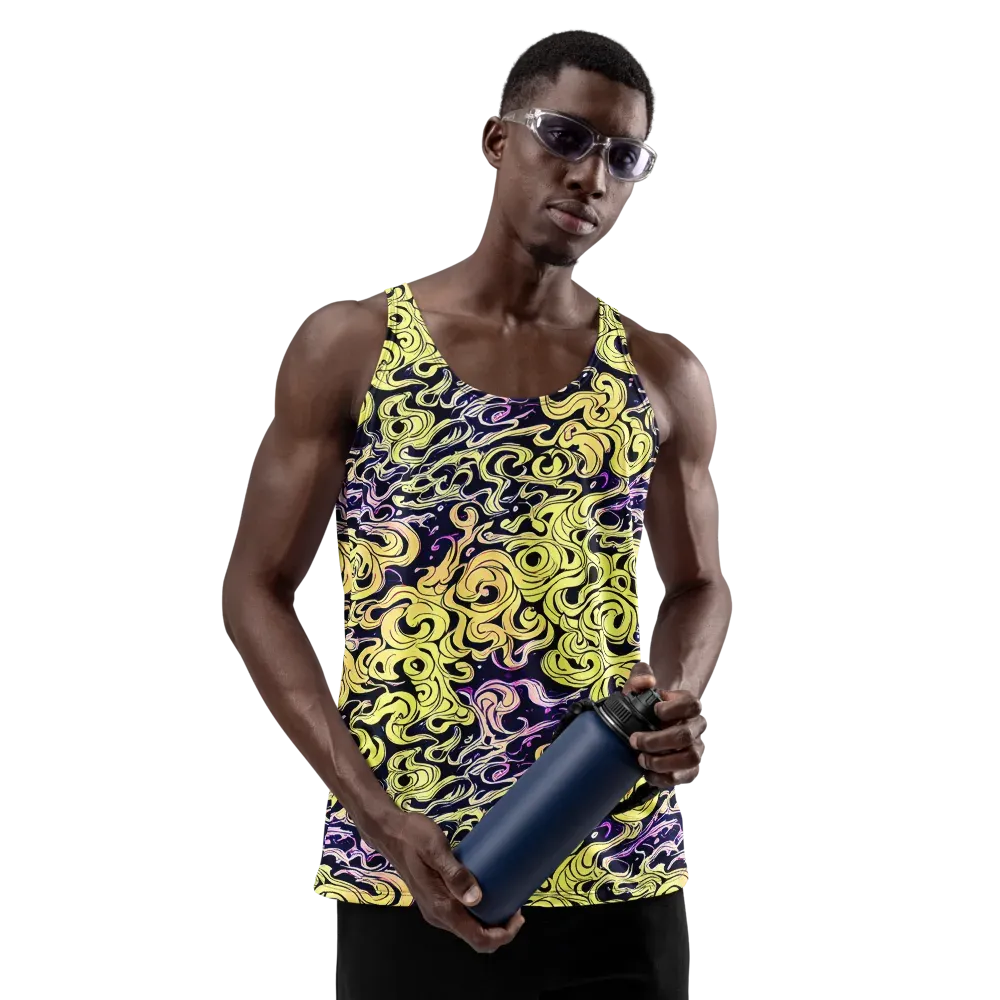 Lucid Swirl on Men's Tank Top — Front