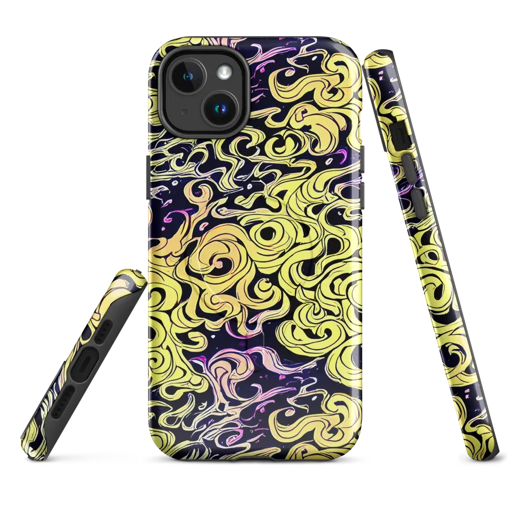 Lucid Swirl on MagSafe Tough Case for iPhone® — Front