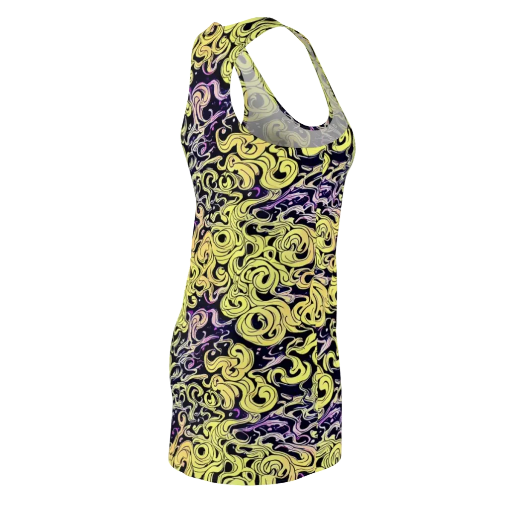 Lucid Swirl on Racerback Dress — Back Side