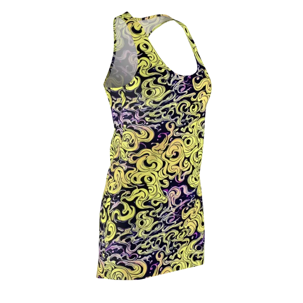 Lucid Swirl on Racerback Dress — Front Side