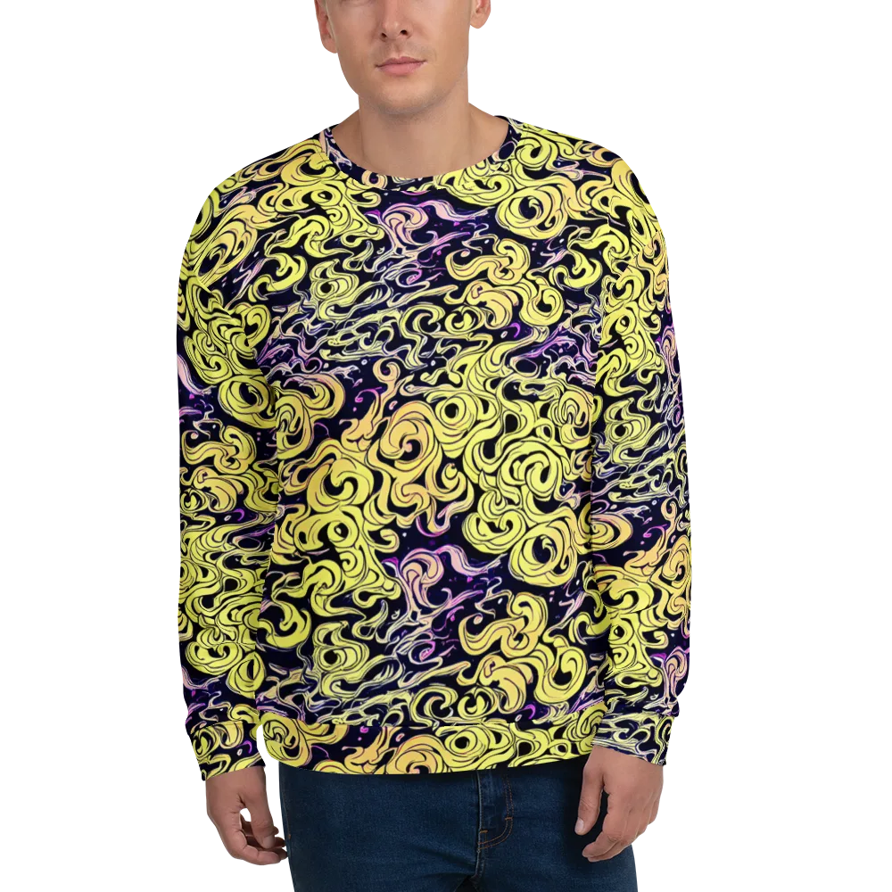 Lucid Swirl on Sweatshirt — Front