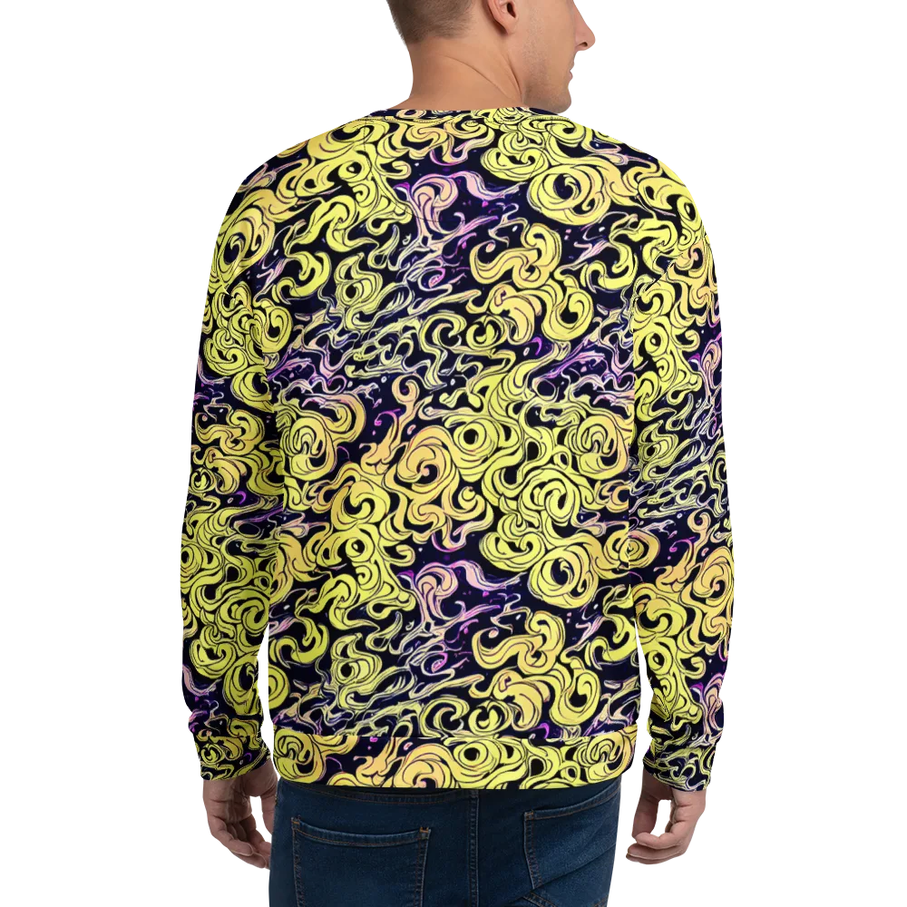 Lucid Swirl on Sweatshirt — Back