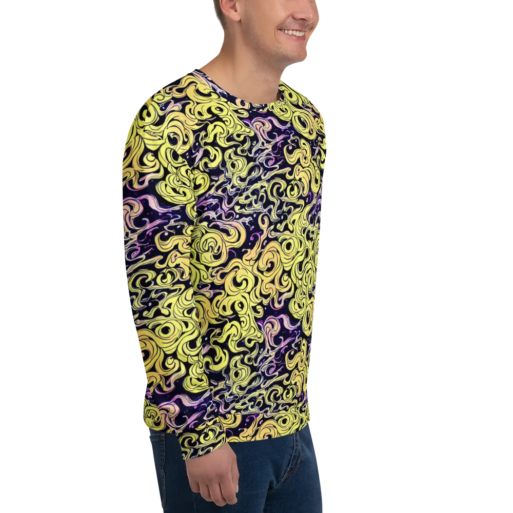 Lucid Swirl on Sweatshirt — Right Front