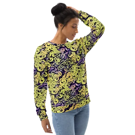 Lucid Swirl on a Sweatshirt