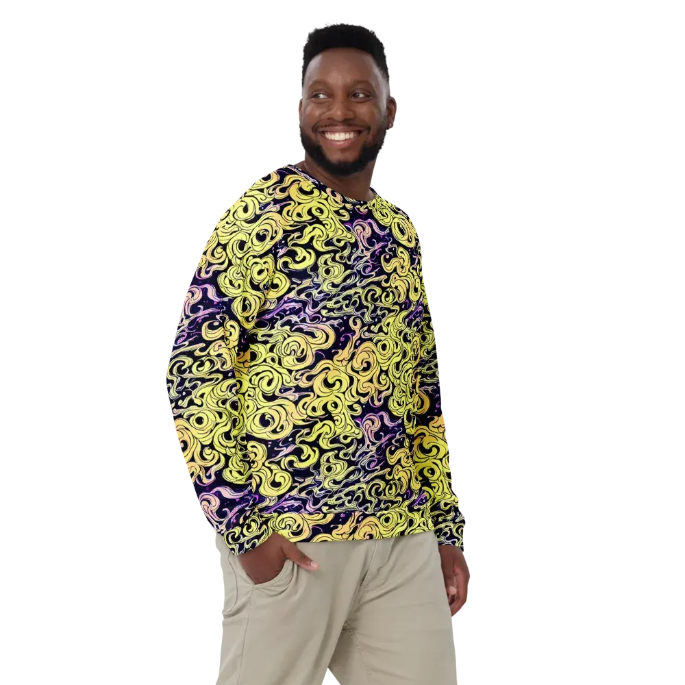 Lucid Swirl on Sweatshirt — Front
