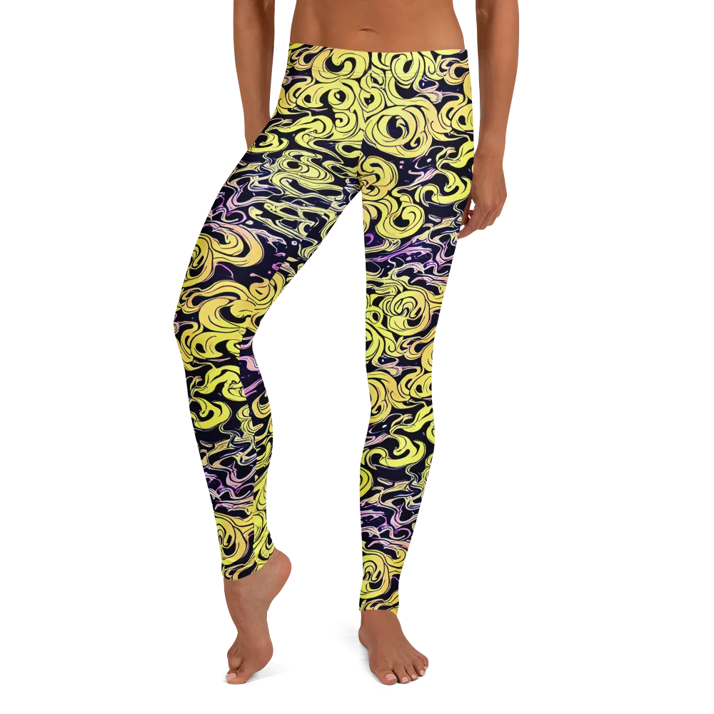 Lucid Swirl on Leggings — Front