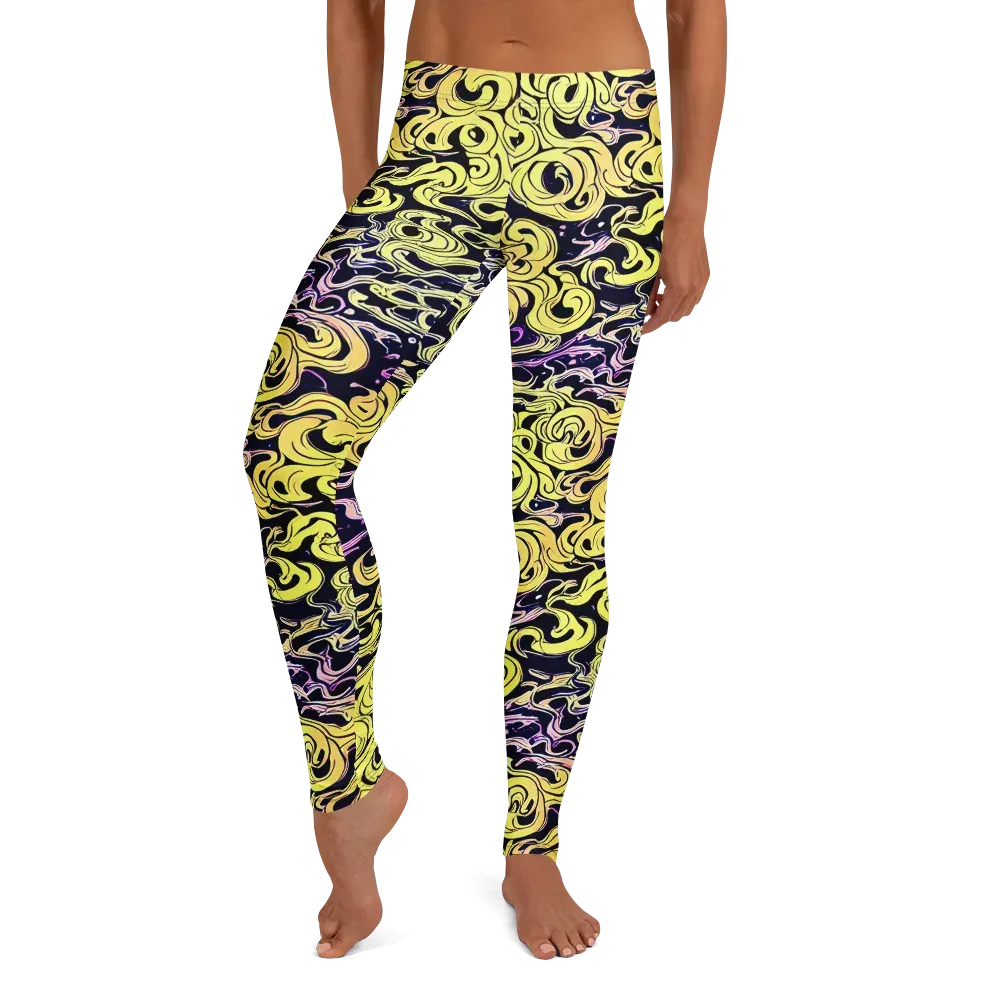 Lucid Swirl on Leggings — Front