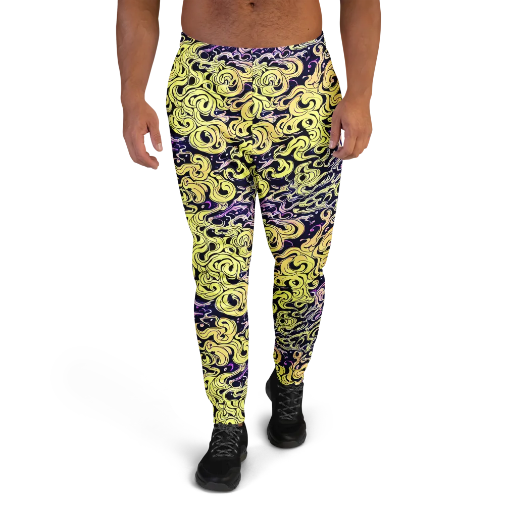 Lucid Swirl on Men's Joggers — Front