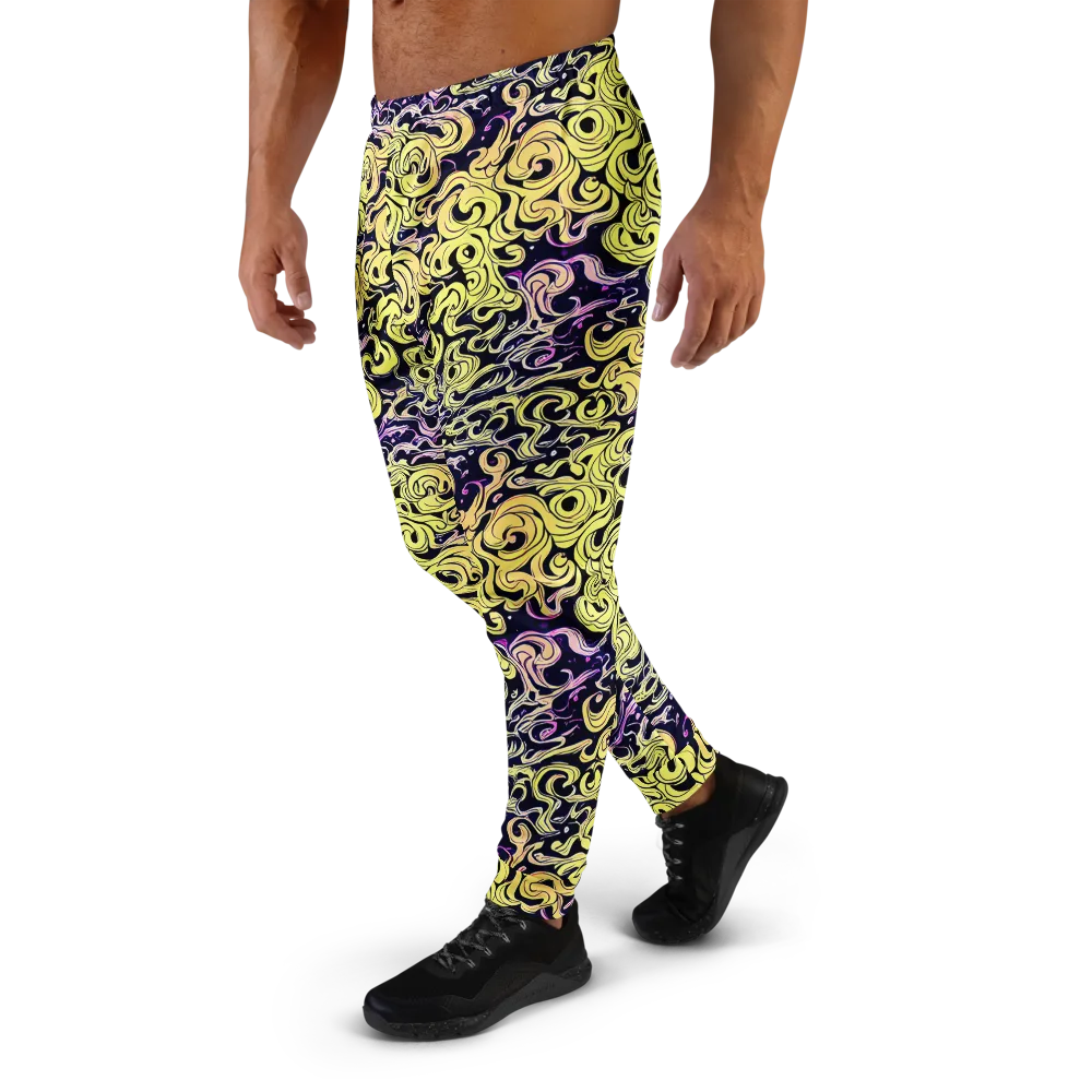 Lucid Swirl on Men's Joggers — Left