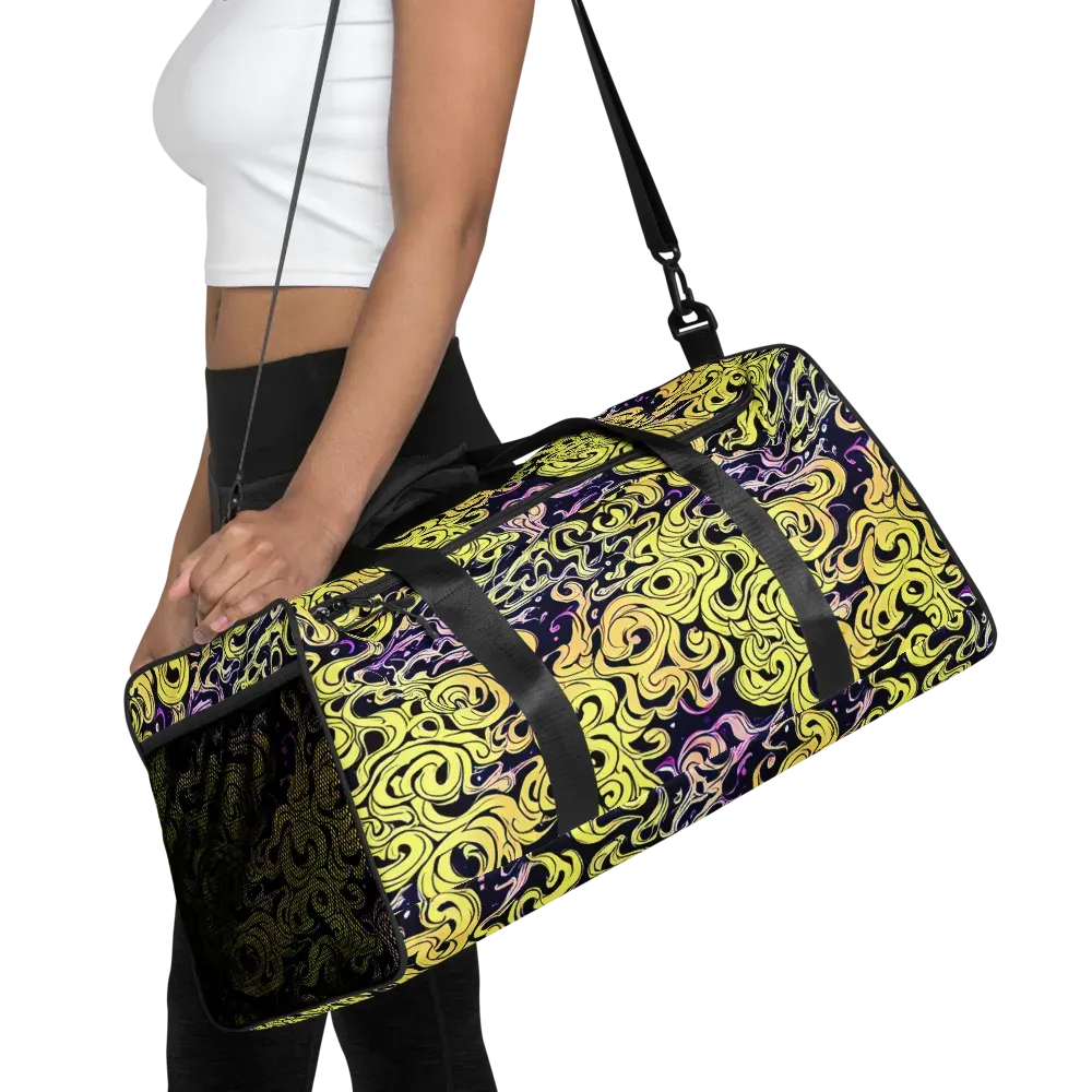 Lucid Swirl on Duffle Bag — Front