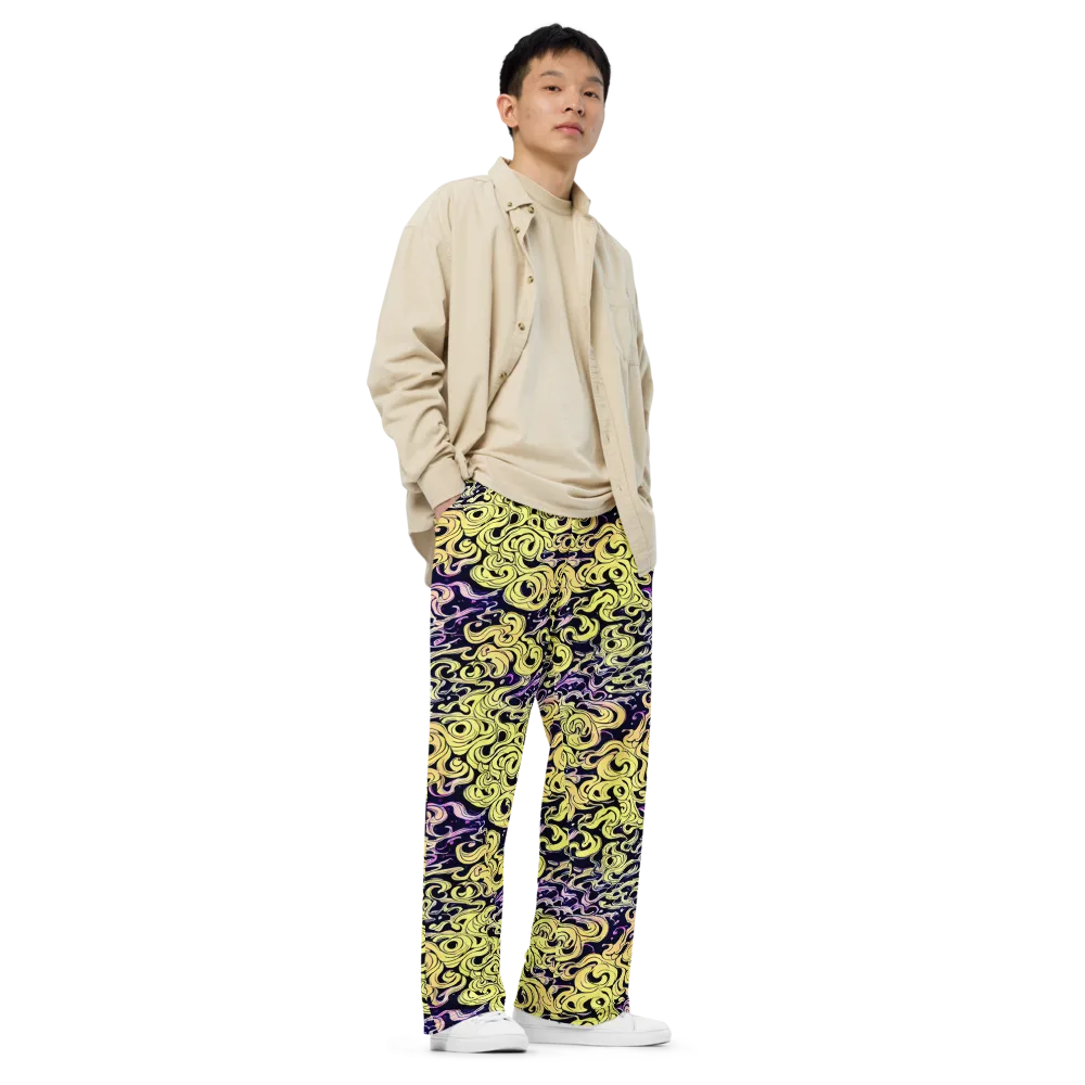 Lucid Swirl on Wide-Leg Pants — Right Front