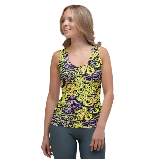 Lucid Swirl on a Women's Tank Top