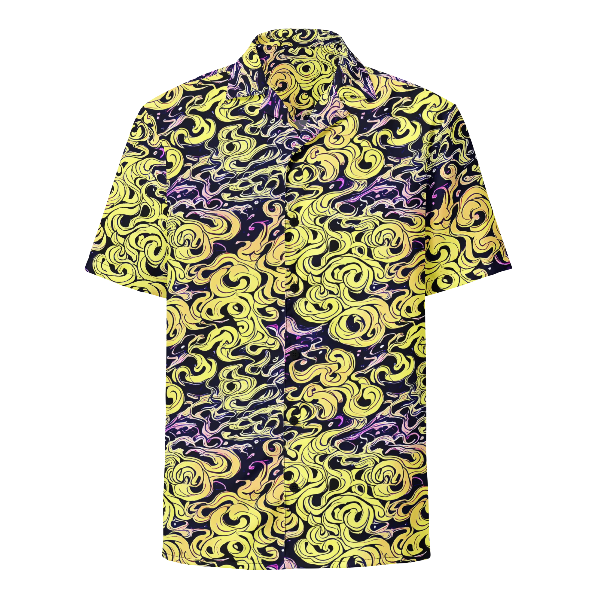 Lucid Swirl on Button Shirt — Front