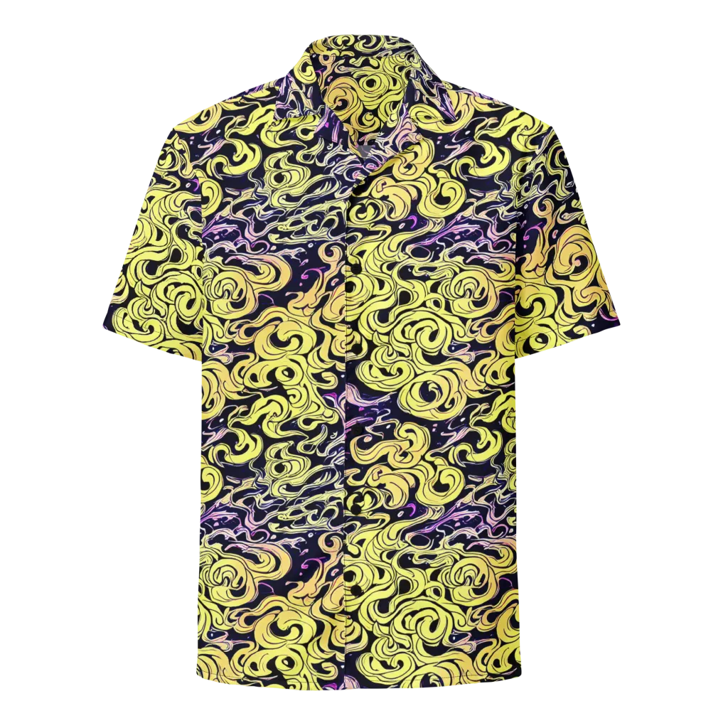 Lucid Swirl on Button Shirt — Front