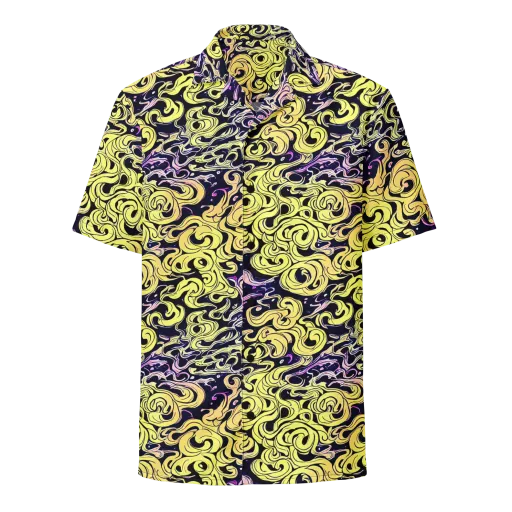 Lucid Swirl on a Button Shirt