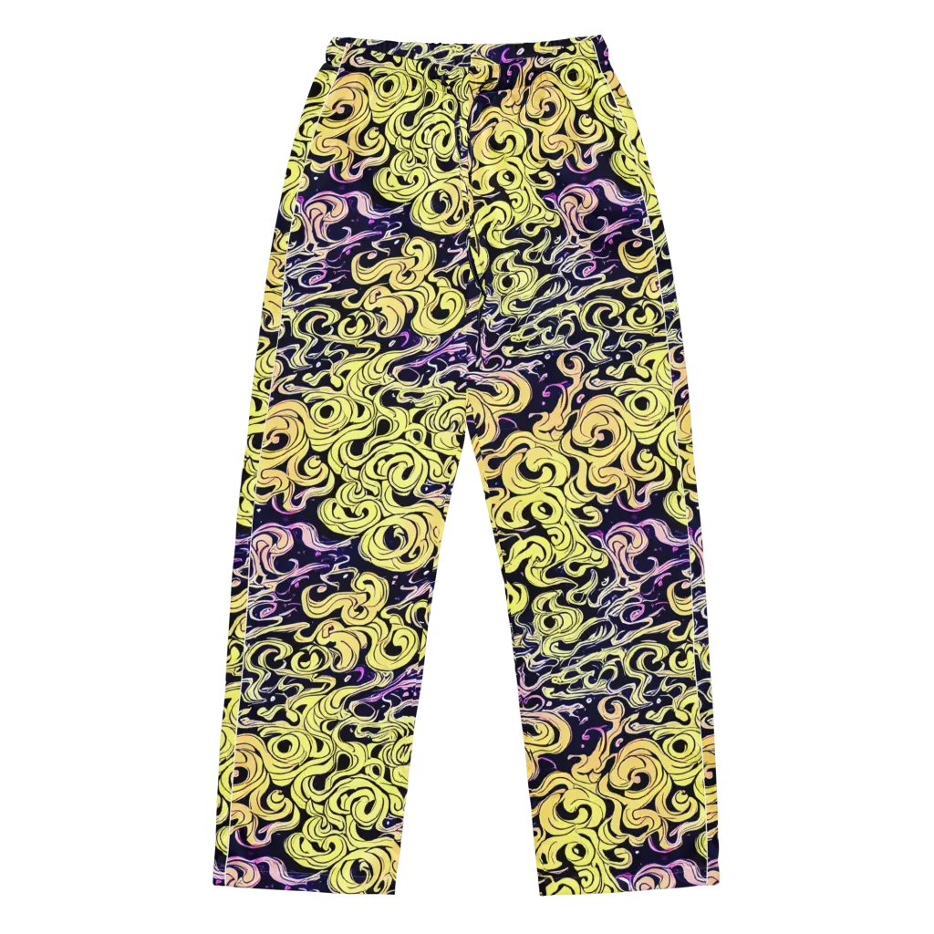 Lucid Swirl on Women's Pajama Pants — Front