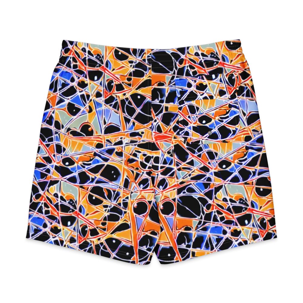 Static Eclipse on Men's Board Shorts — Back