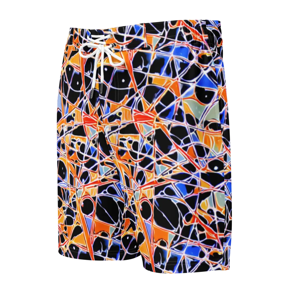 Static Eclipse on Men's Board Shorts — Front
