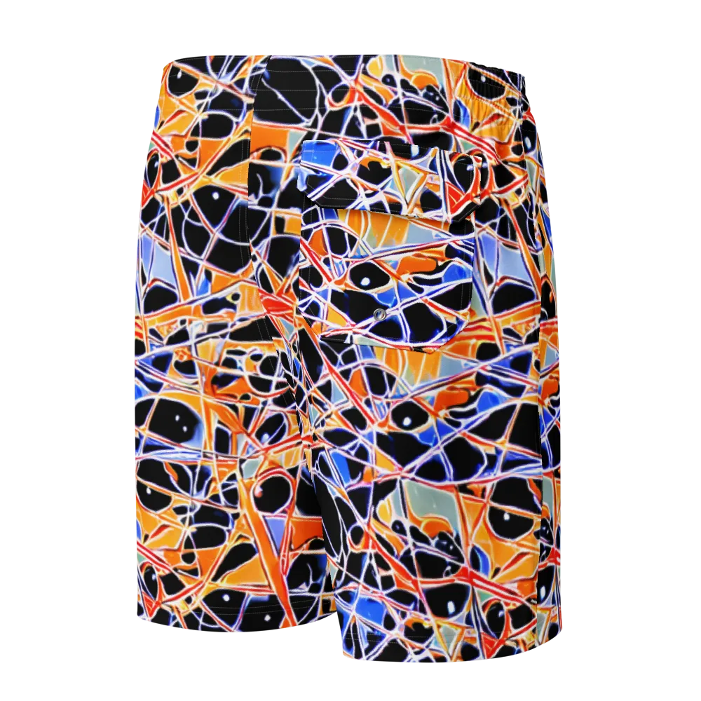 Static Eclipse on Men's Board Shorts — Back