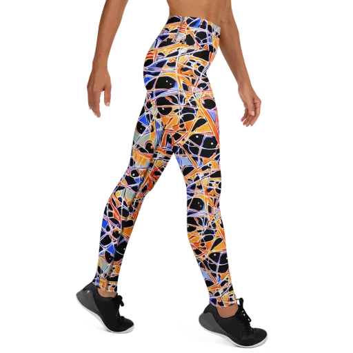 Static Eclipse on a Yoga Leggings