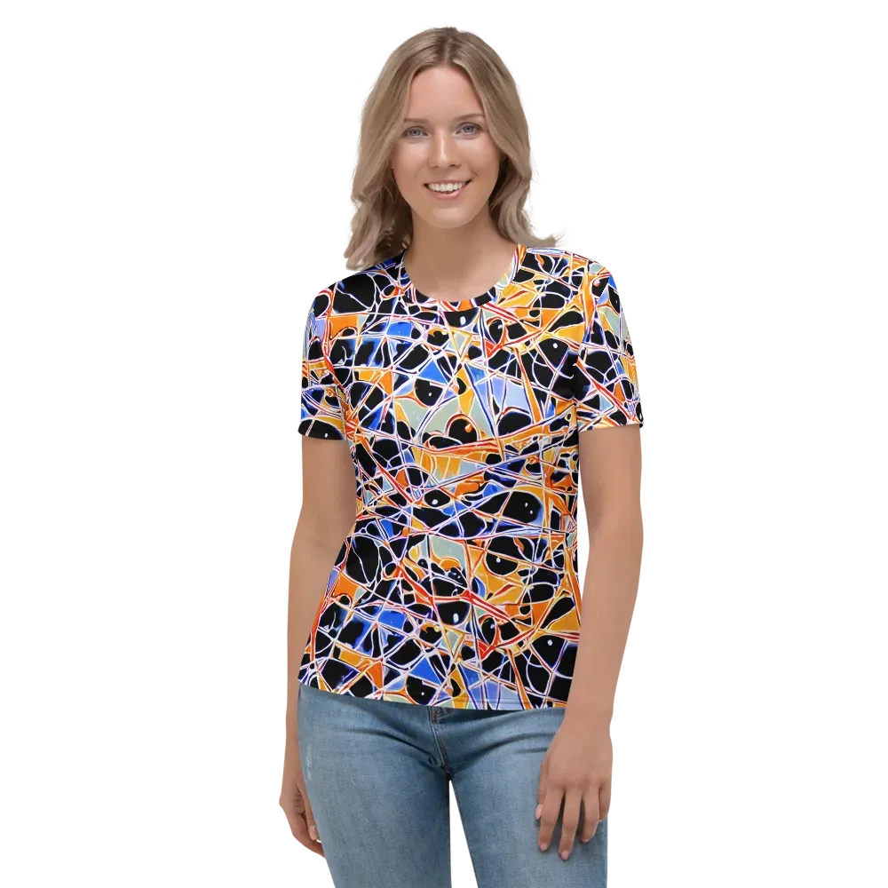 Static Eclipse on Women's Crew Neck T-Shirt — Front