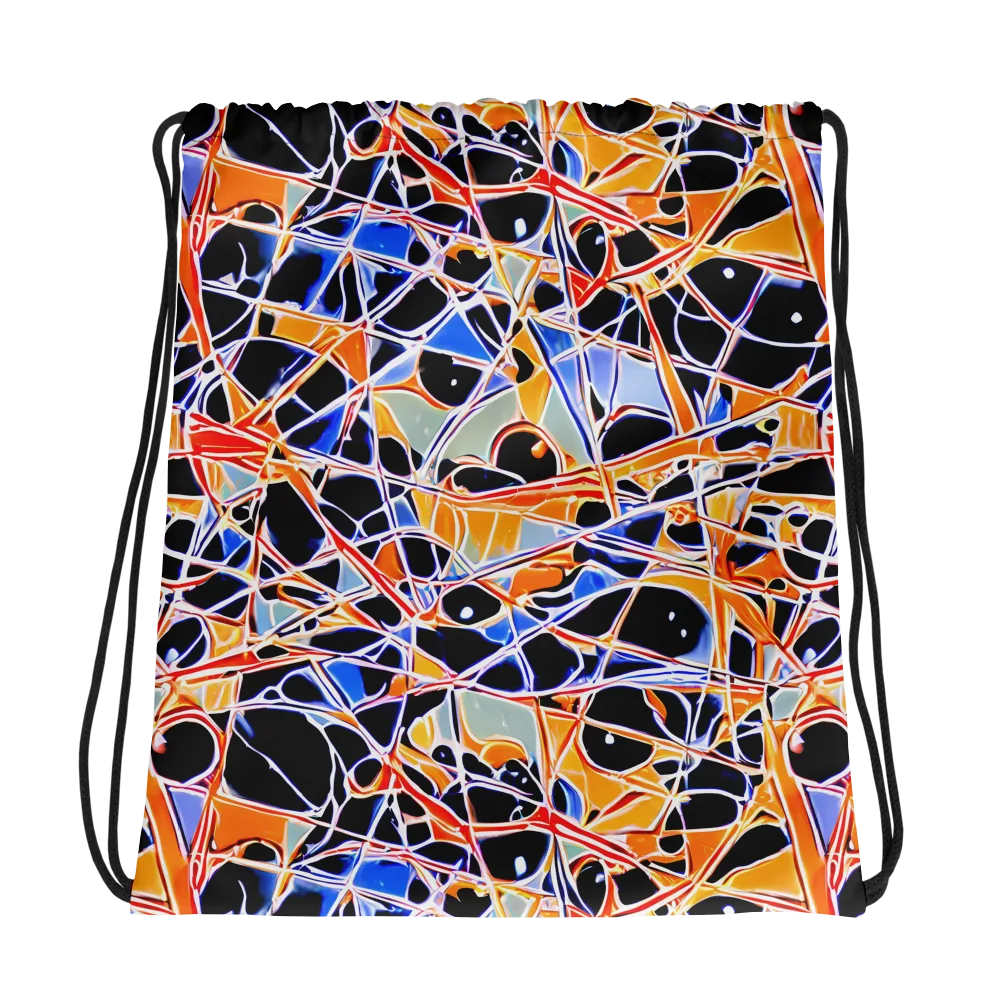 Static Eclipse on Drawstring Bag — Photo