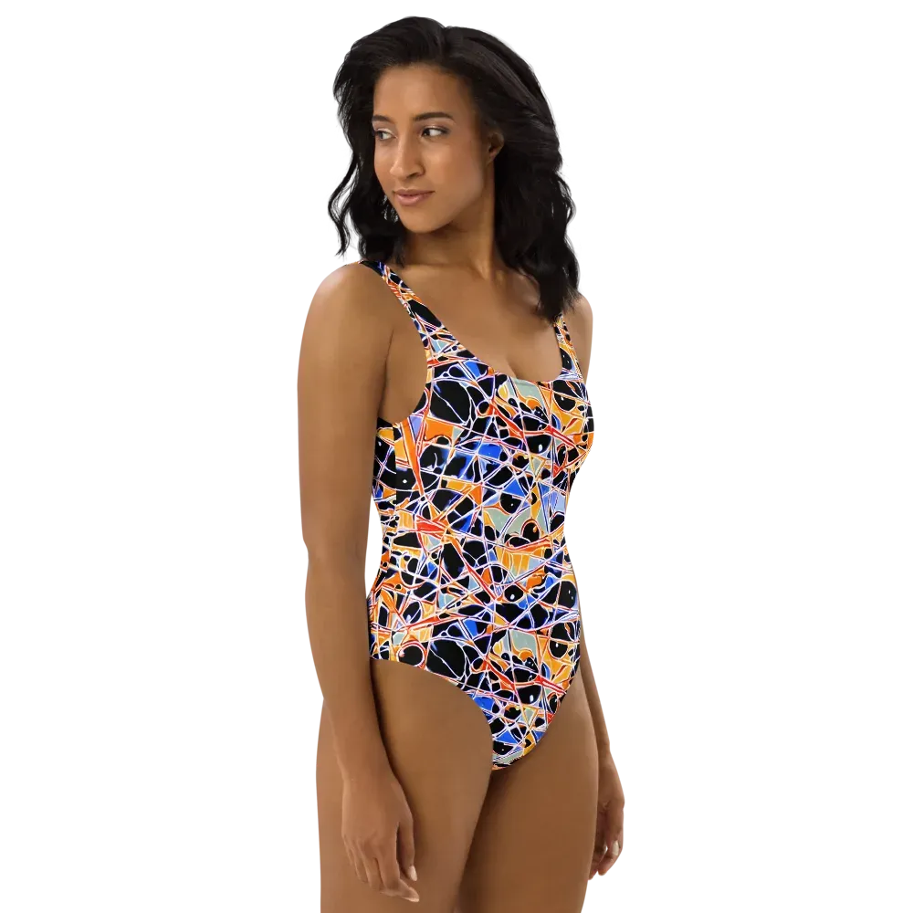 Static Eclipse on One-Piece Swimsuit — Right