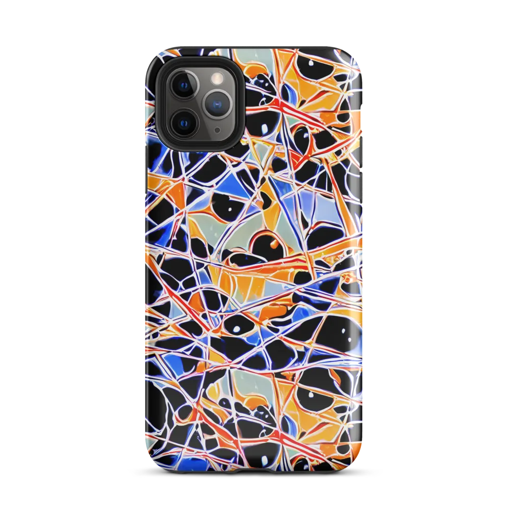 Static Eclipse on Tough Case for iPhone® — Front