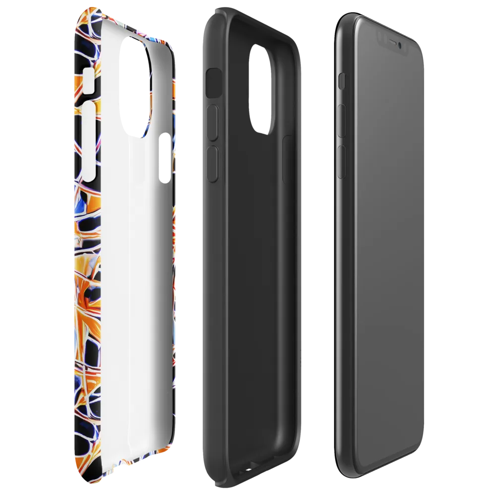 Static Eclipse on Tough Case for iPhone® — Right