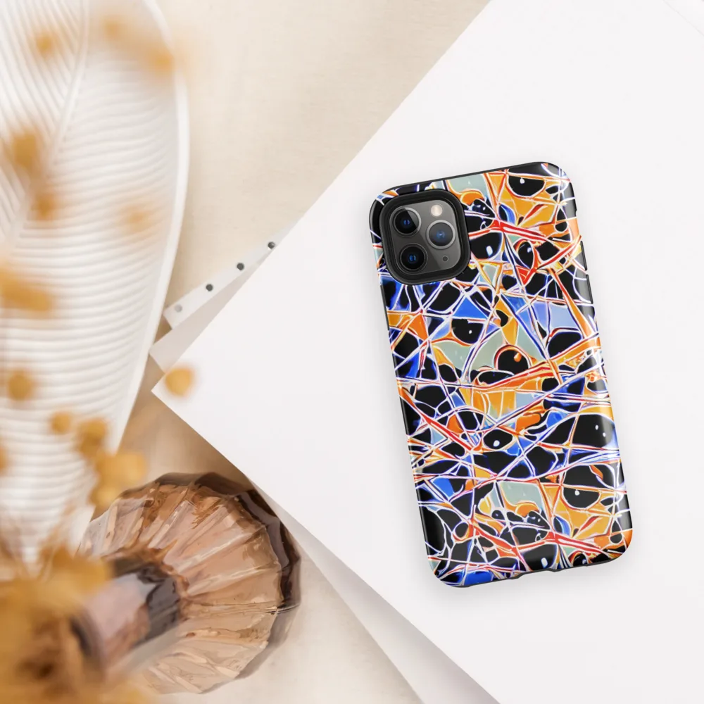 Static Eclipse on Tough Case for iPhone® — Front