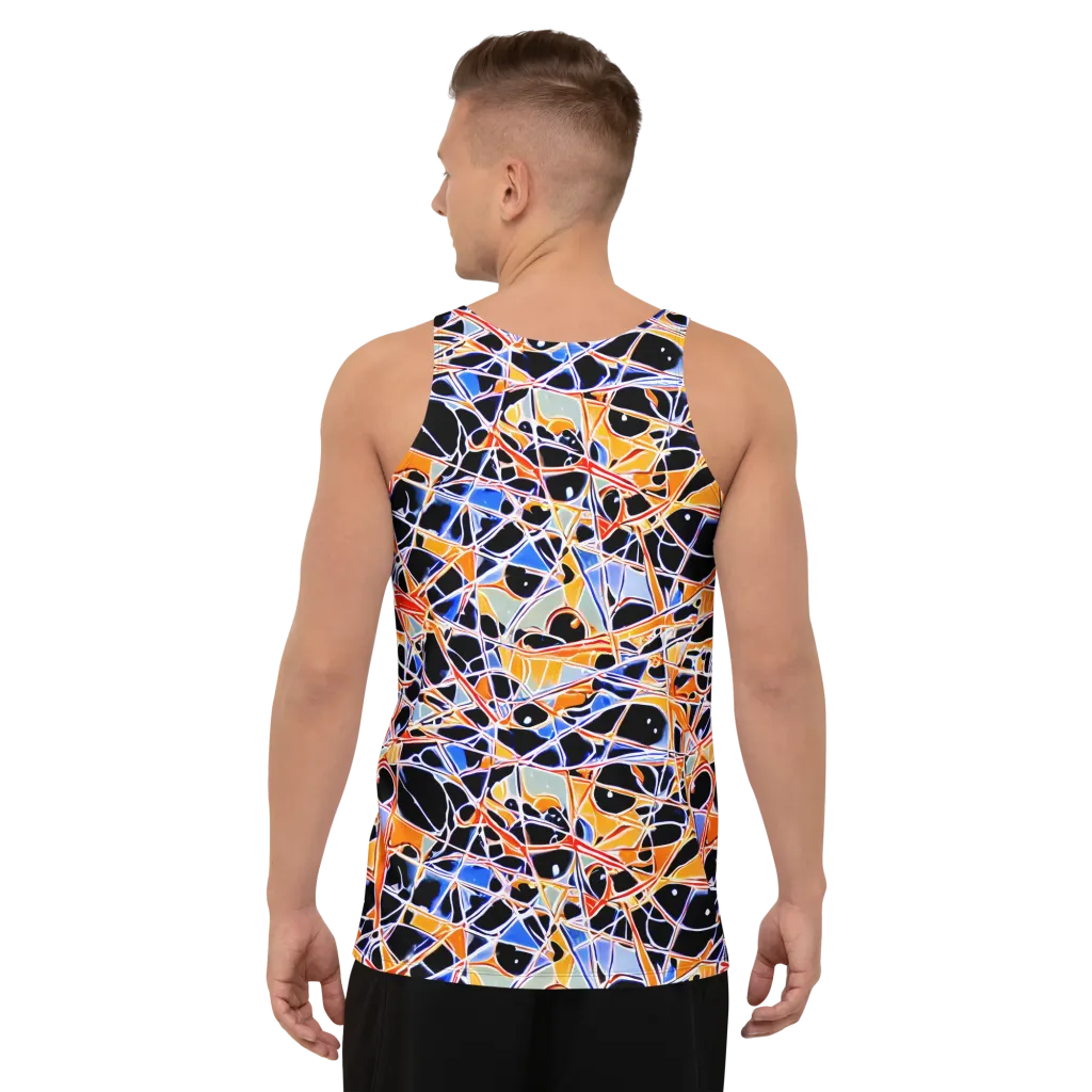 Static Eclipse on Men's Tank Top — Back