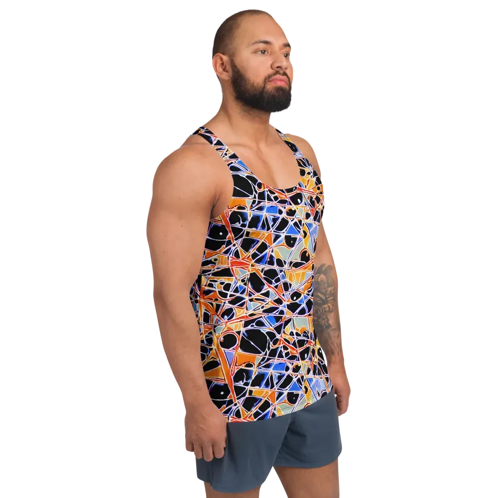 Static Eclipse on Men's Tank Top — Right Front