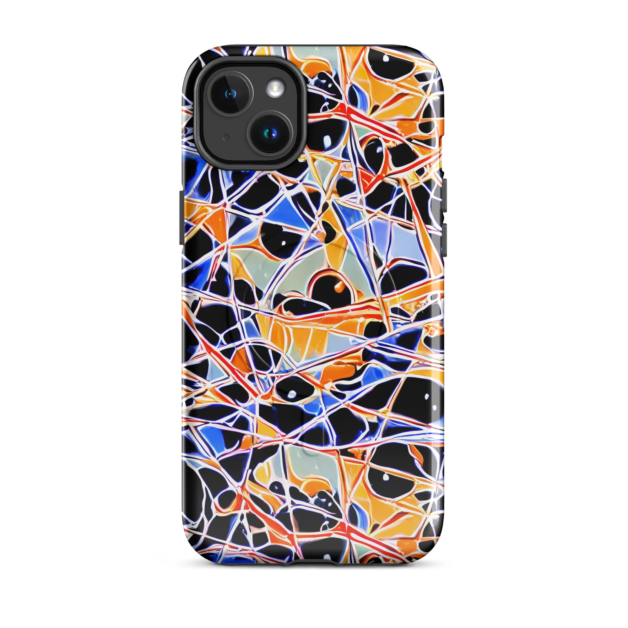 Static Eclipse on MagSafe Tough Case for iPhone® — Front