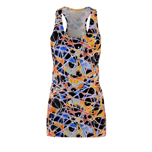 Static Eclipse on a Racerback Dress
