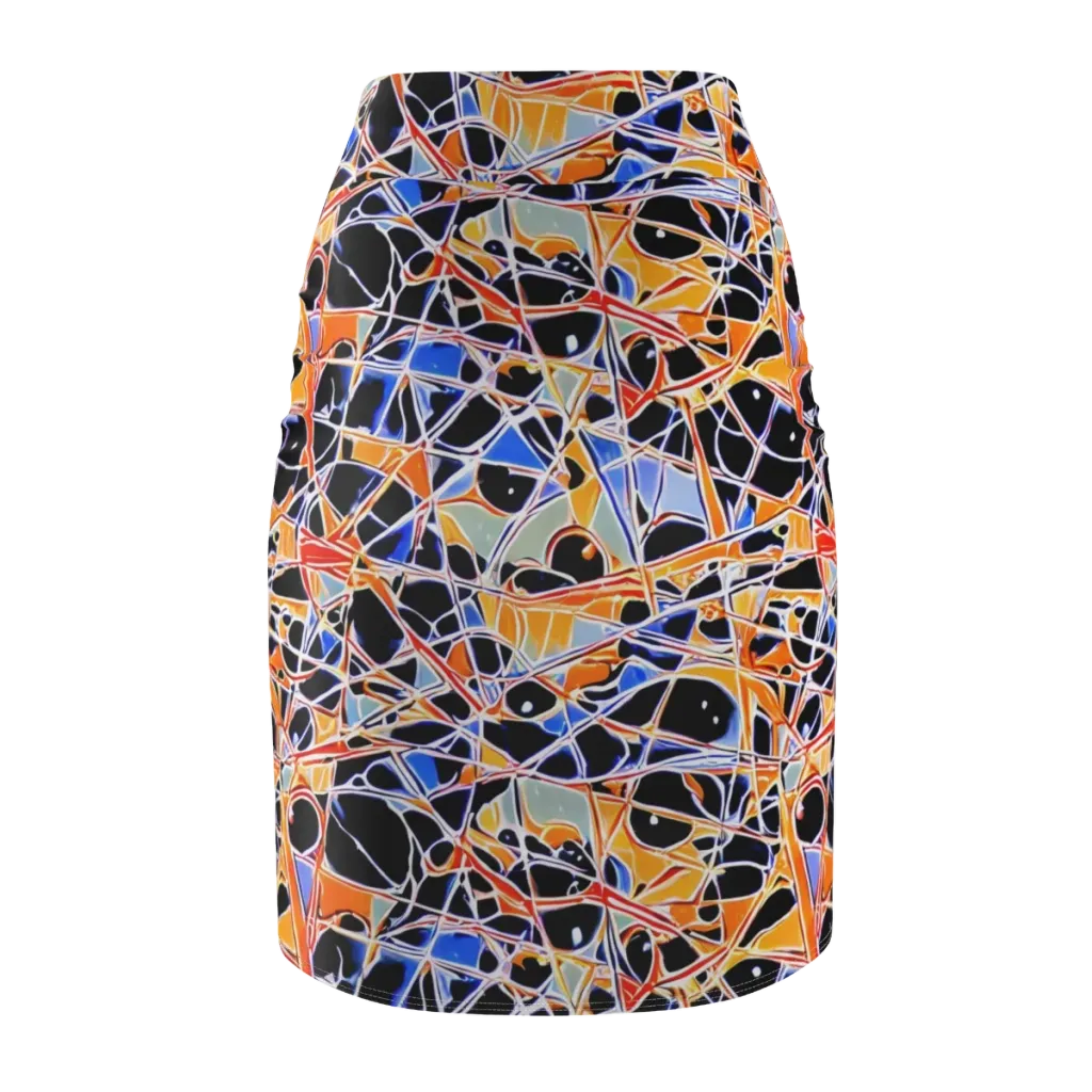 Static Eclipse on Pencil Skirt — Back