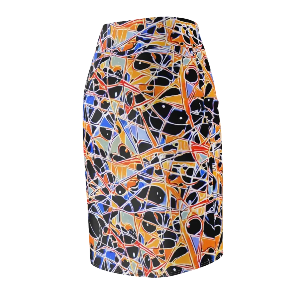 Static Eclipse on Pencil Skirt — Back Side