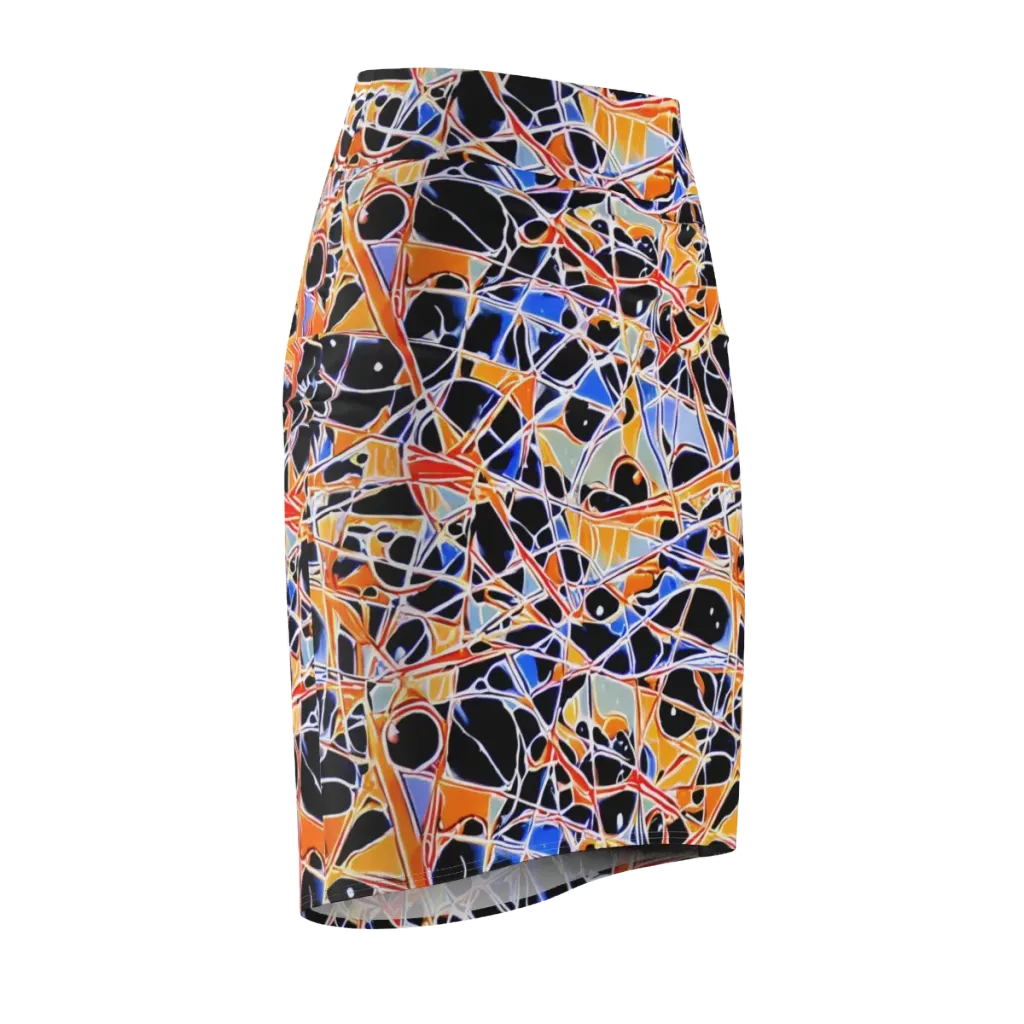 Static Eclipse on Pencil Skirt — Front Side