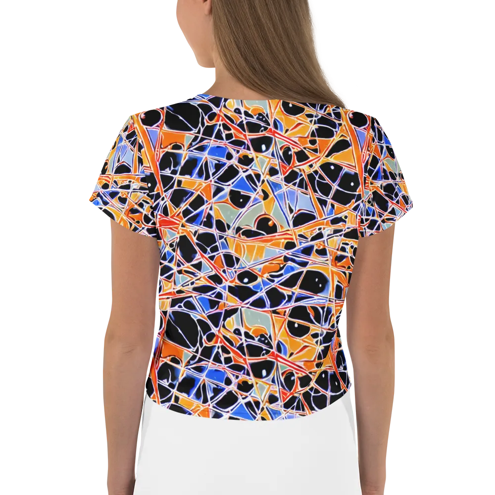 Static Eclipse on Crop Tee — Back