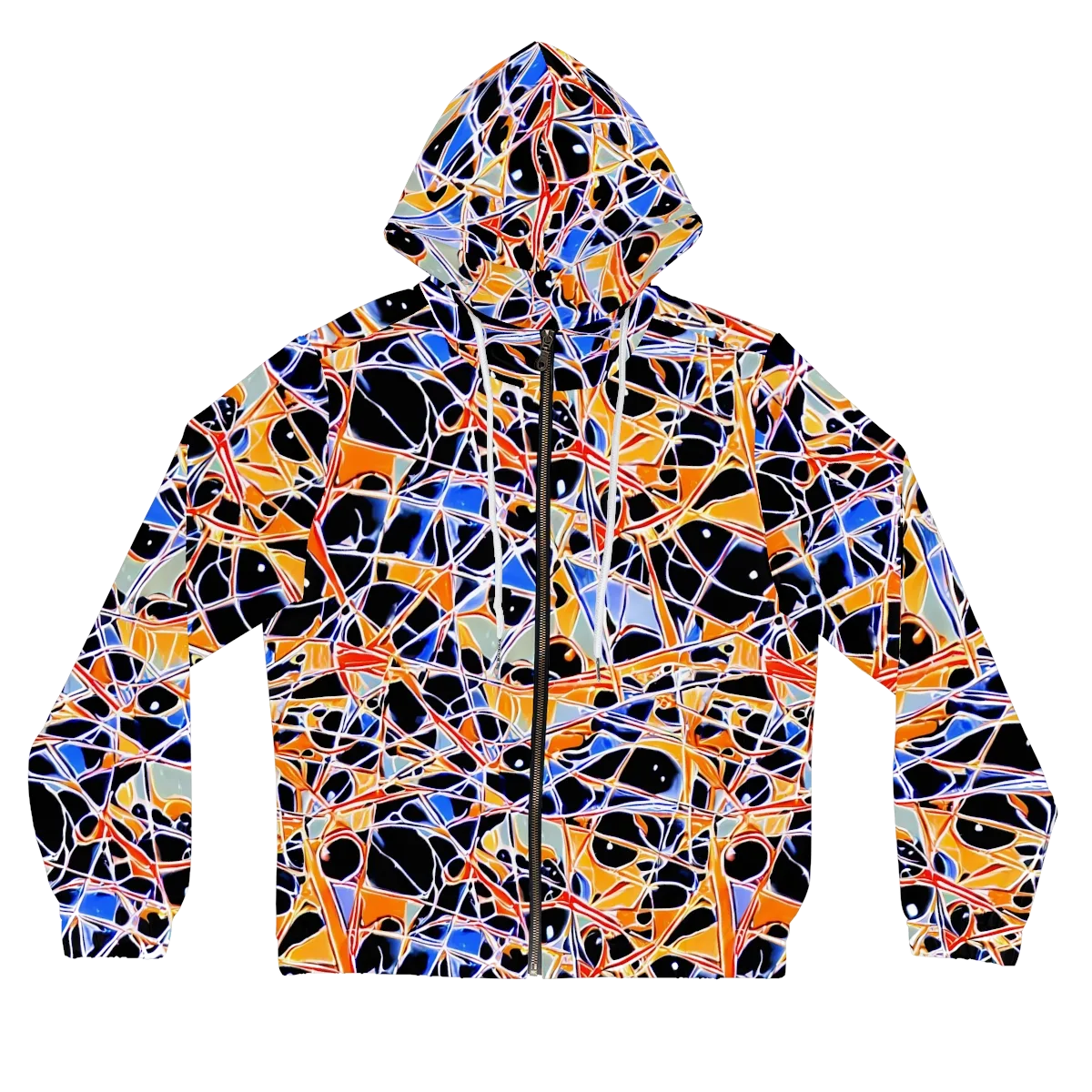 Static Eclipse on Women's Full-Zip Hoodie — Front