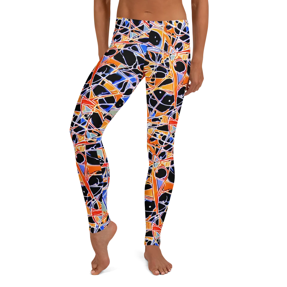 Static Eclipse on Leggings — Front