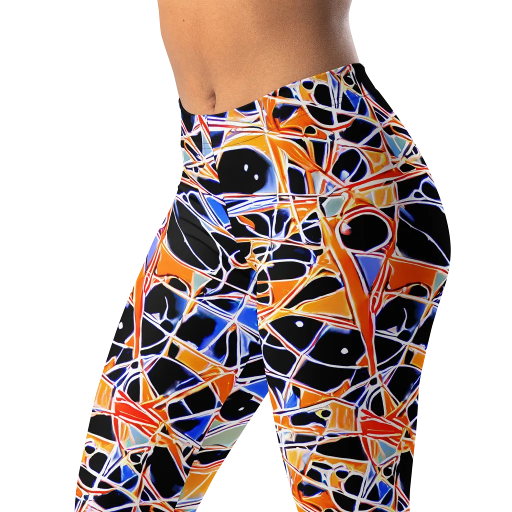 Static Eclipse on Leggings — Left Front