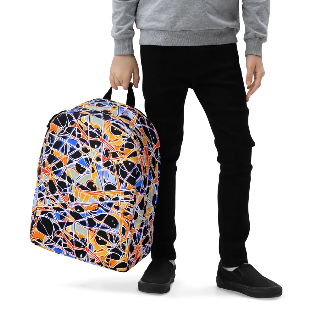 Static Eclipse on Minimalist Backpack — Zoomed-in