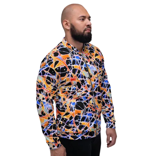 Static Eclipse on a Bomber Jacket