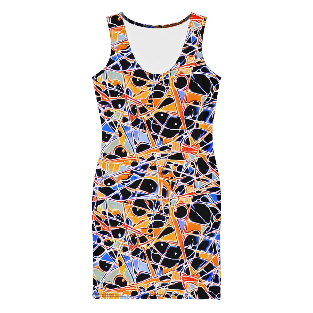 Static Eclipse on Bodycon Dress — Front