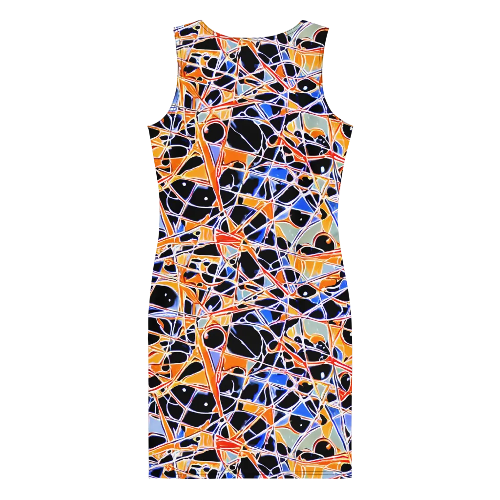 Static Eclipse on Bodycon Dress — Back