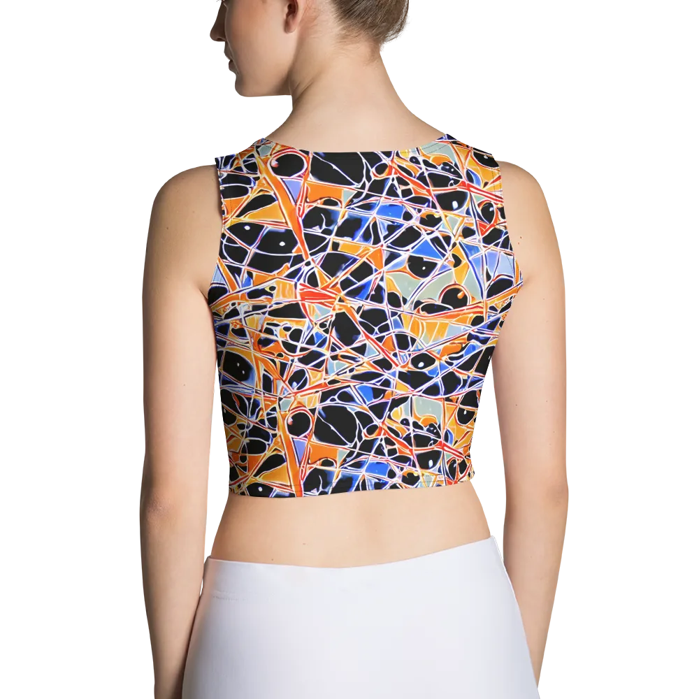 Static Eclipse on Crop Top — Back