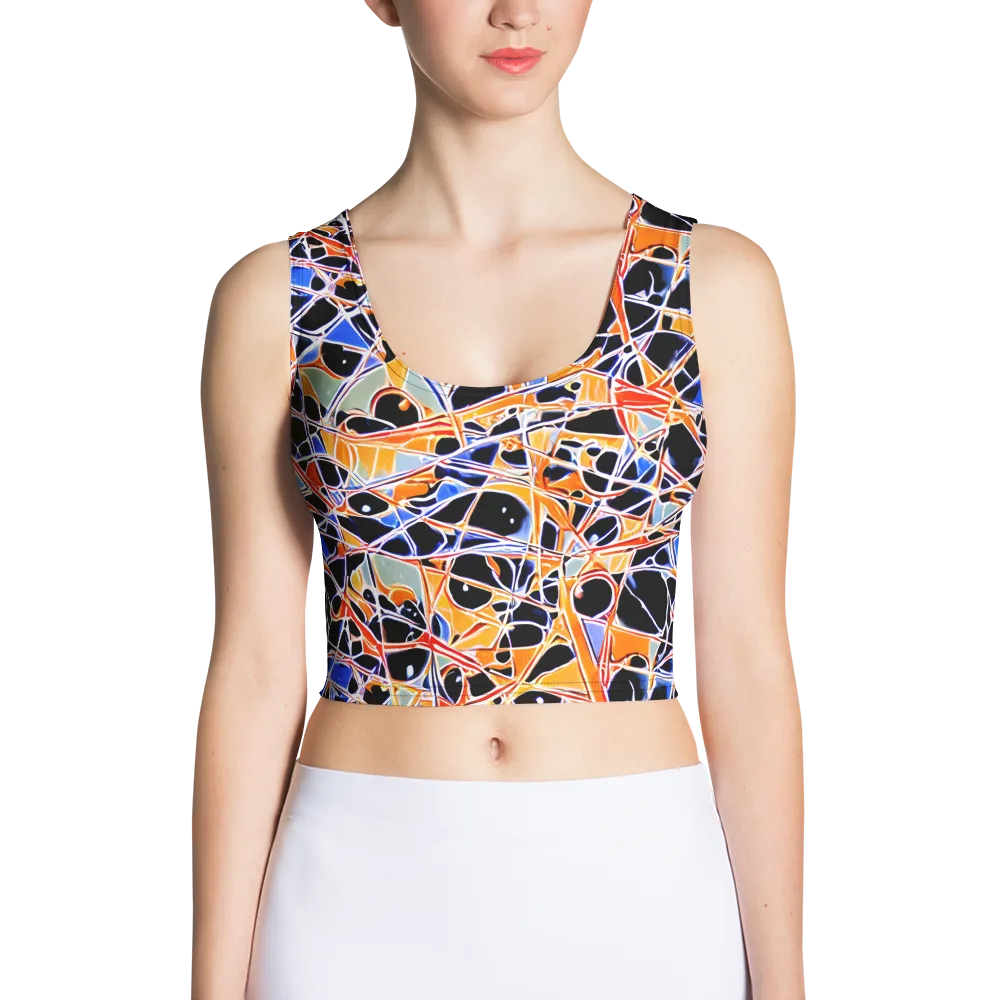 Static Eclipse on Crop Top — Front